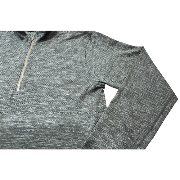 Lululemon Men’s L 1/2 Zip Long Sleeve Pullover Navy Blue Training Running Shirt - Picture 4 of 11